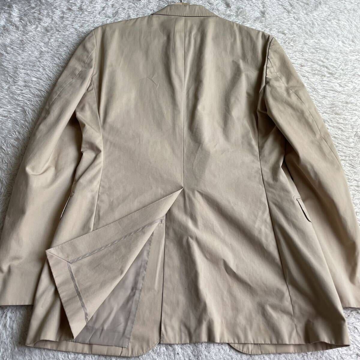 春夏人気カラー◎コットン素材【UNITED ARROWS/ユナイテッドアローズ】ライトベージュ セットアップ 2B スーツ(48/L相当)メンズ アンコン_画像8