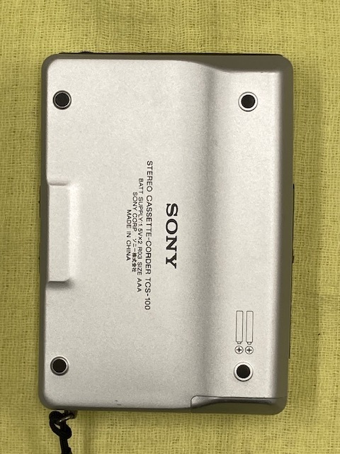 返品可　SONY カセットテープレコーダー TCS-100（ステレオカセットコーダー）　メンテナンス（整備済み）　_画像6