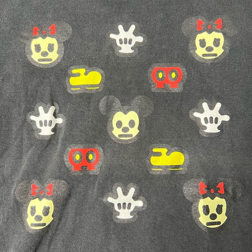 激レア★ Disney × a bathing ape Tシャツ bape ディズニーシー 限定 ミッキー D24 エイプ ベイプ ミッキーマウス mickey baby miloの画像2