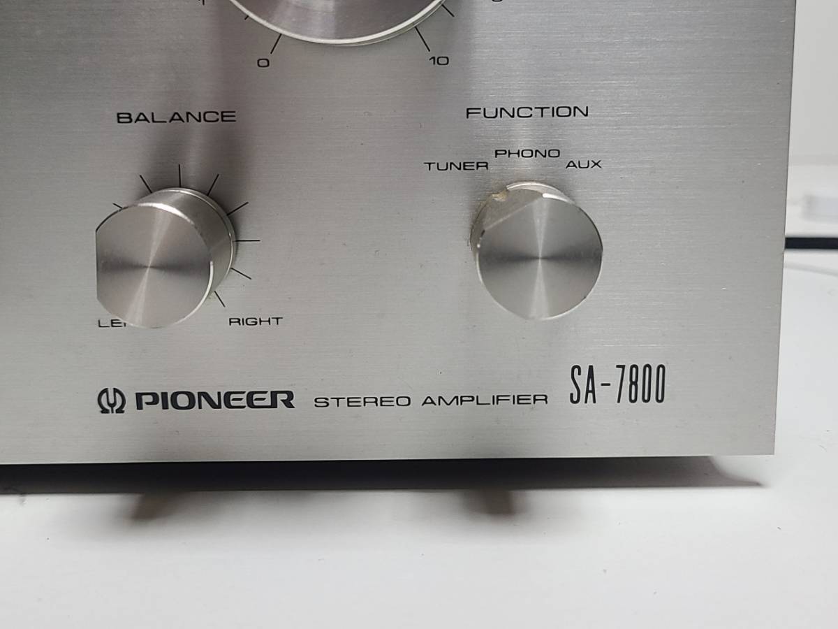 PIONEER Pioneer STEREO AMPLIFIER SA-78OO pre-main amplifier 