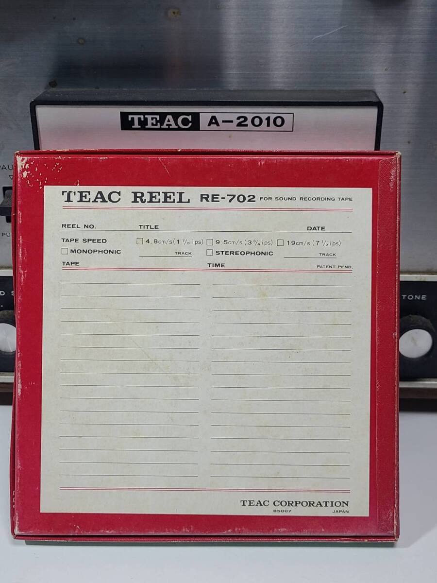 TEAC ティアック A-2010 オープンリールデッキ リールRE-702付きの画像9