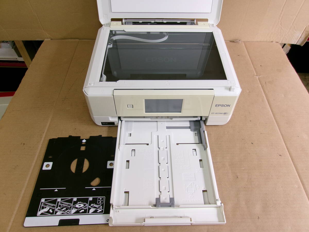 EPSON カラリオ　EP-807AW　インクジェットプリンター　ジャンク_画像4