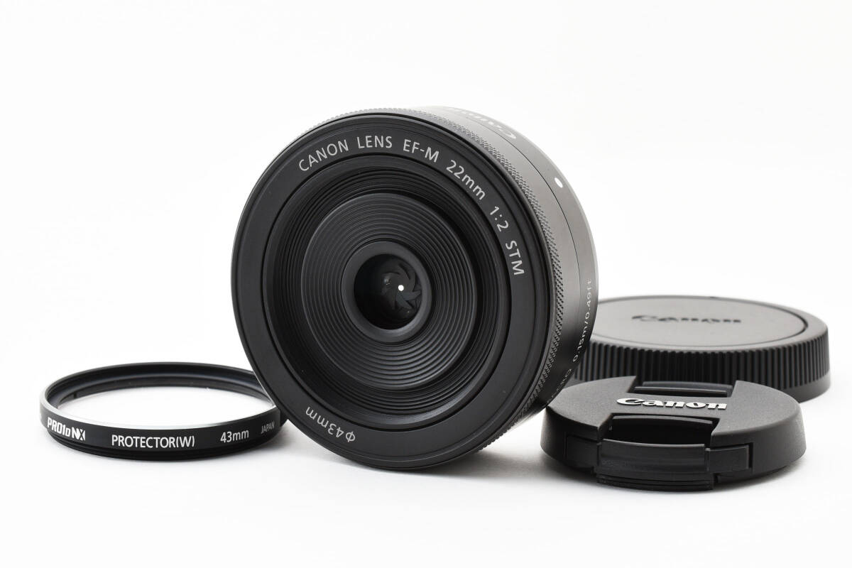 [現状品] Canon キャノン EF-M 22mm F2 STM レンズ EOS M用 #2133622_画像1