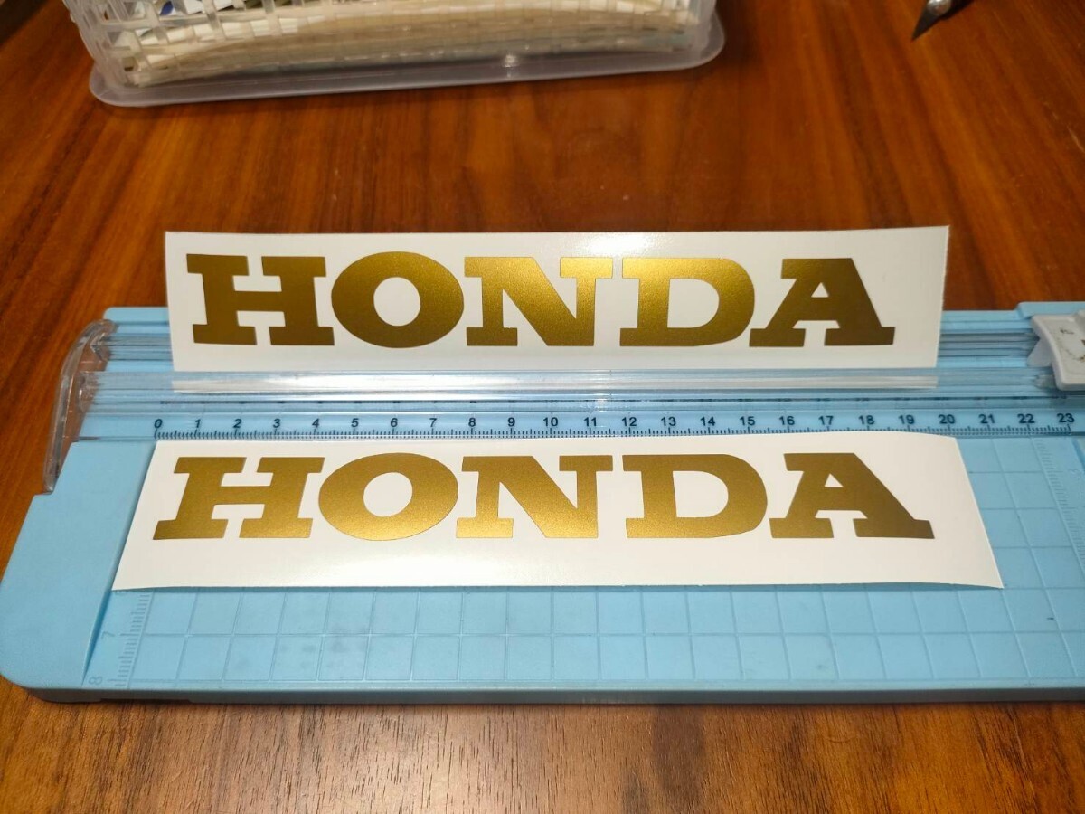 ホンダ HONDA ステッカー 2枚セット 180mm×25mm サイズ・カラー・字体変更可能！！ タンク サイドカバー カウルなどに _画像5