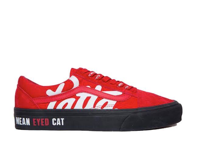 【新品】PATTA×VANS VAULT MEAN EYED CATS COLLECTION OLD SKOOL サイズUS8（26cm）RED/BLK 希少品