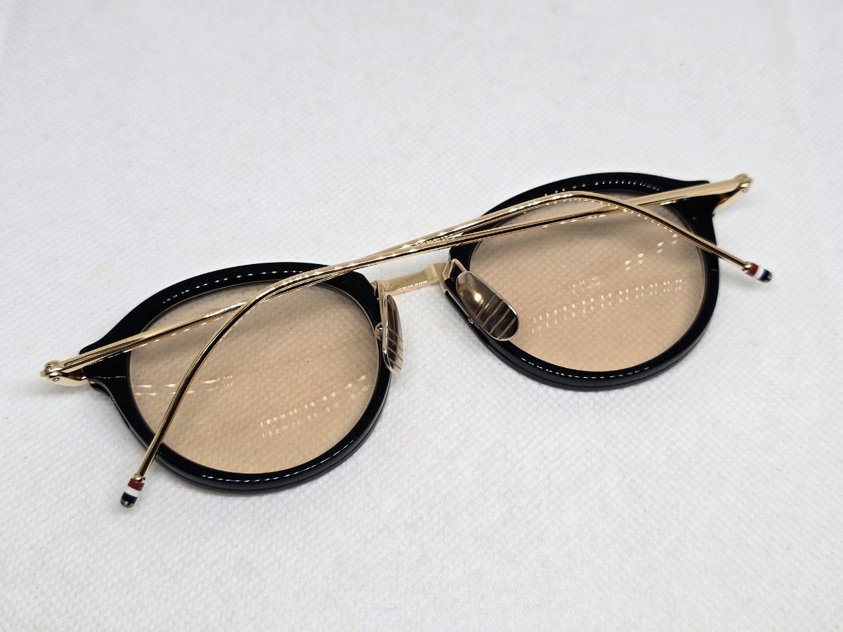 THOM BROWNE メガネ TB-011A-49 12K トムブラウン サングラス THOM BROWNE メガネ TB-011A-49 12K トムブラウン サングラス