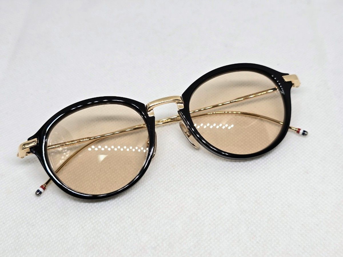 THOM BROWNE メガネ TB-011A-49 12K トムブラウン サングラス THOM BROWNE メガネ TB-011A-49 12K トムブラウン サングラス