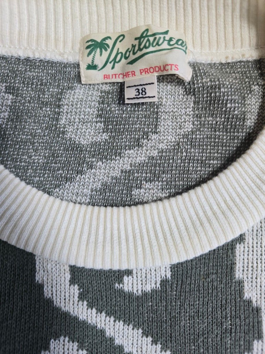 ブッチャープロダクツ パターンニット 38 アットラスト TIMEWORN ブッチャープロダクツ パターンニット 38 アットラスト TIMEWORN