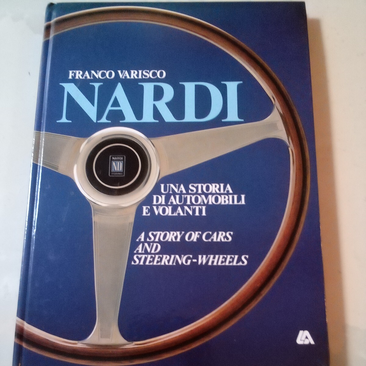 ナルディ NARDI ウッドステアリング OLDナルディ ポリッシュANNI 60 旧車 クラシックカー 長期保管品 昭和 オールドフェラーリ の画像7
