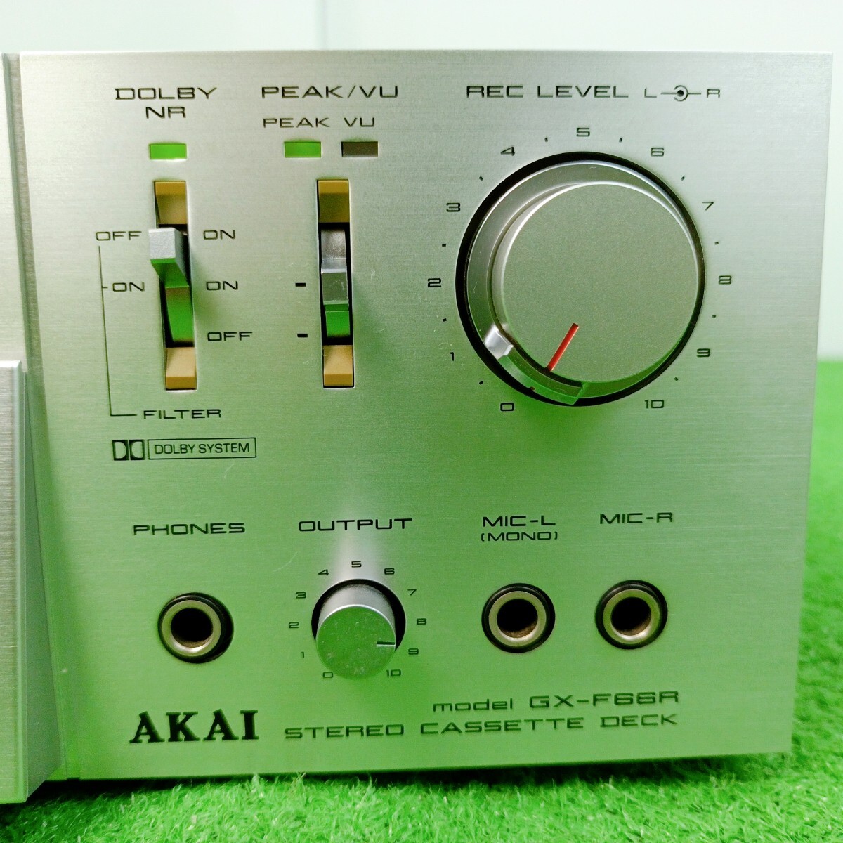 【ジャンク 倉庫整理品】AKAI 赤井電機 カセットデッキ GX-F66R アカイ クイックリバースデッキ カセットテープレコーダー Y24051001の画像5