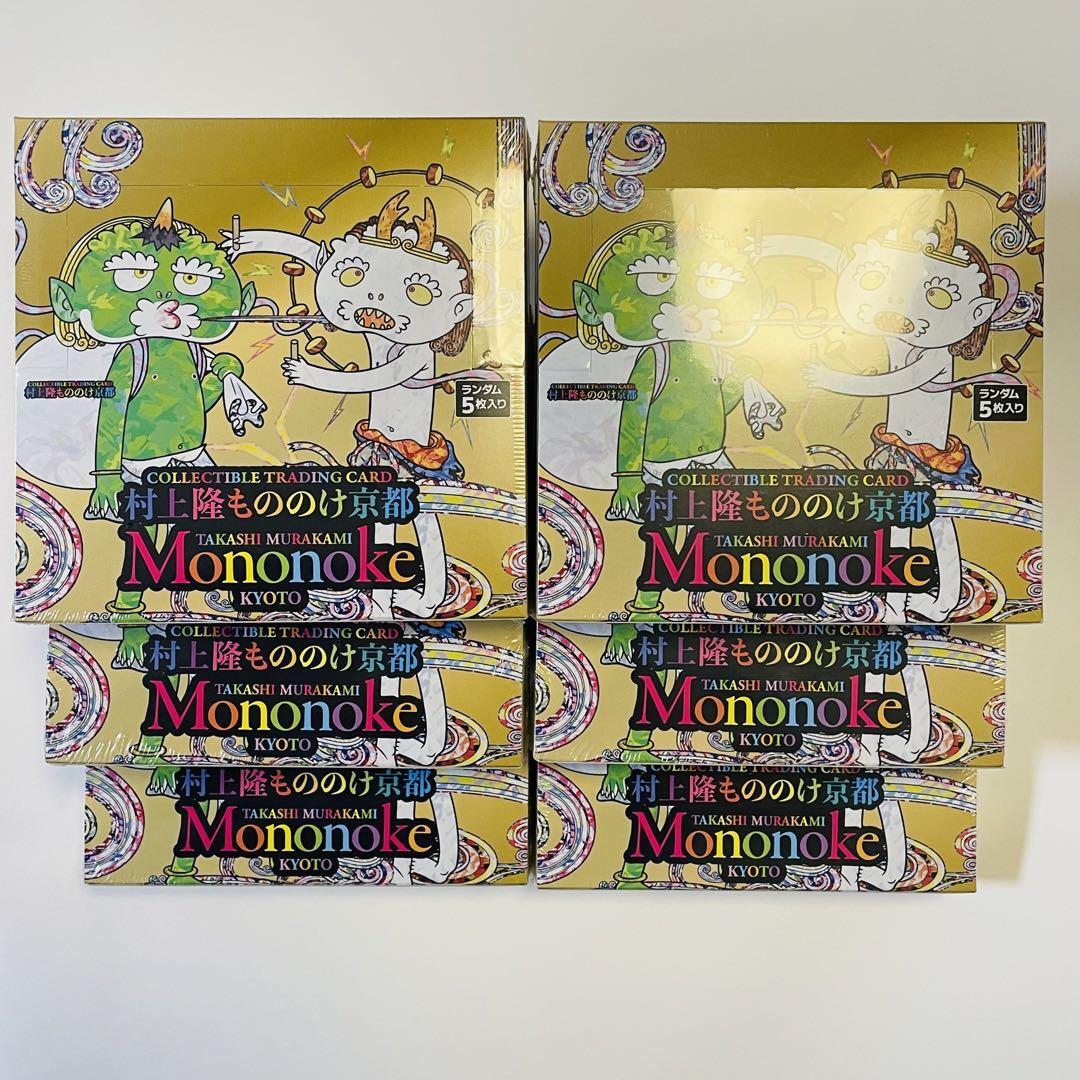 6BOX 村上隆 もののけ京都 COLLECTIBLE TRADING CARD BOX 日本語版 シュリンク付き TAKASHI MURAKAMI MONONOKE KYOTO 新品未開封_画像1