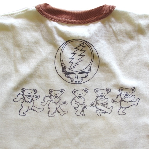 トイズマッコイ TOYS McCOY GRATEFUL DEAD TEE FLAG OF DANCING BEAR グレイトフル・デッド Tシャツ オフホワイト 日本製 MADE IN JAPAN_画像4