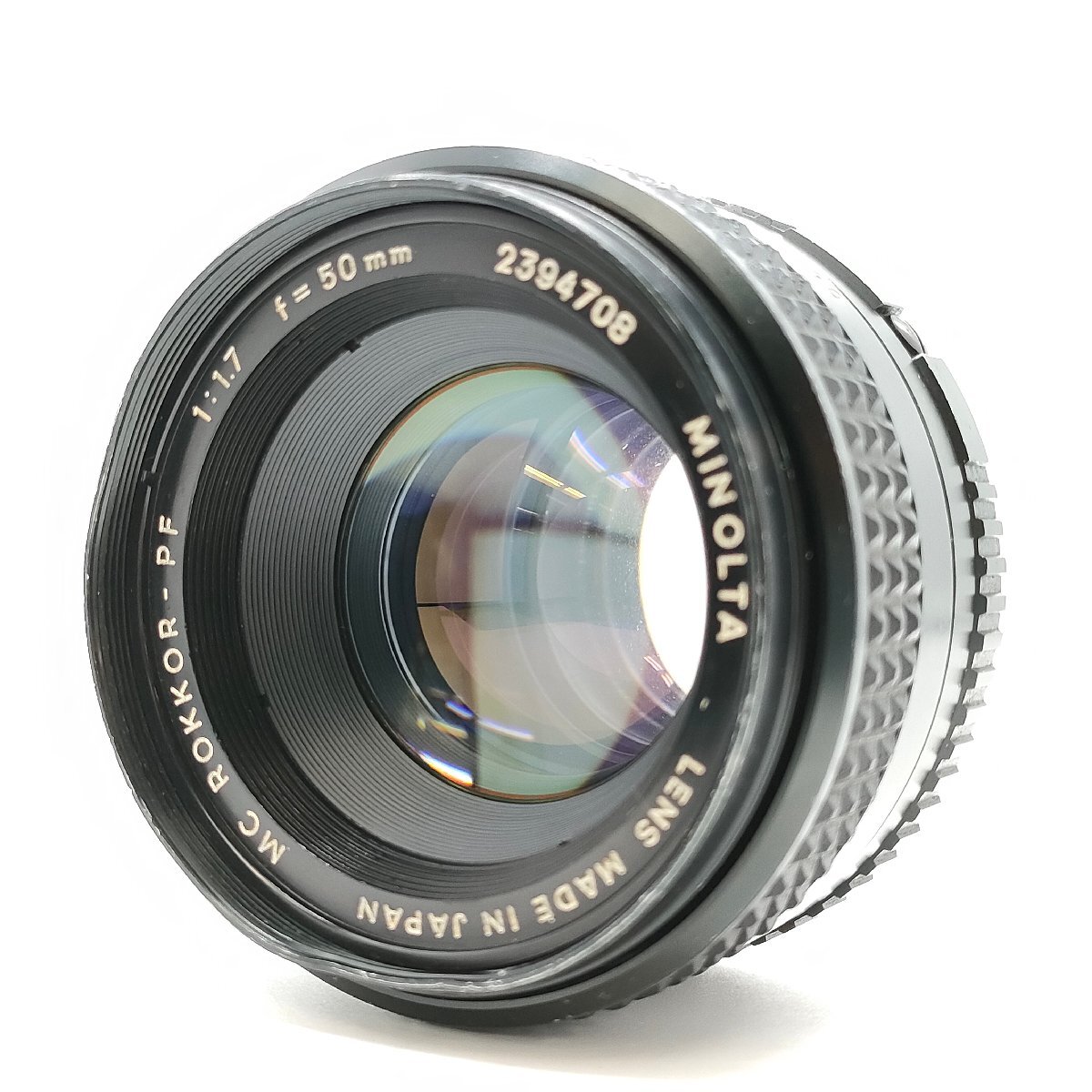 カメラ Minolta MC ROKKOR-PF 50mm f1.7 一眼レフ レンズ 現状品 [7781KC]_画像1
