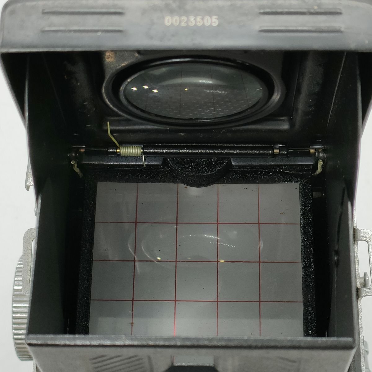 カメラ Yashica Mat-124 80mm f3.5 二眼レフ 本体 ジャンク品 [7801KC]_画像4