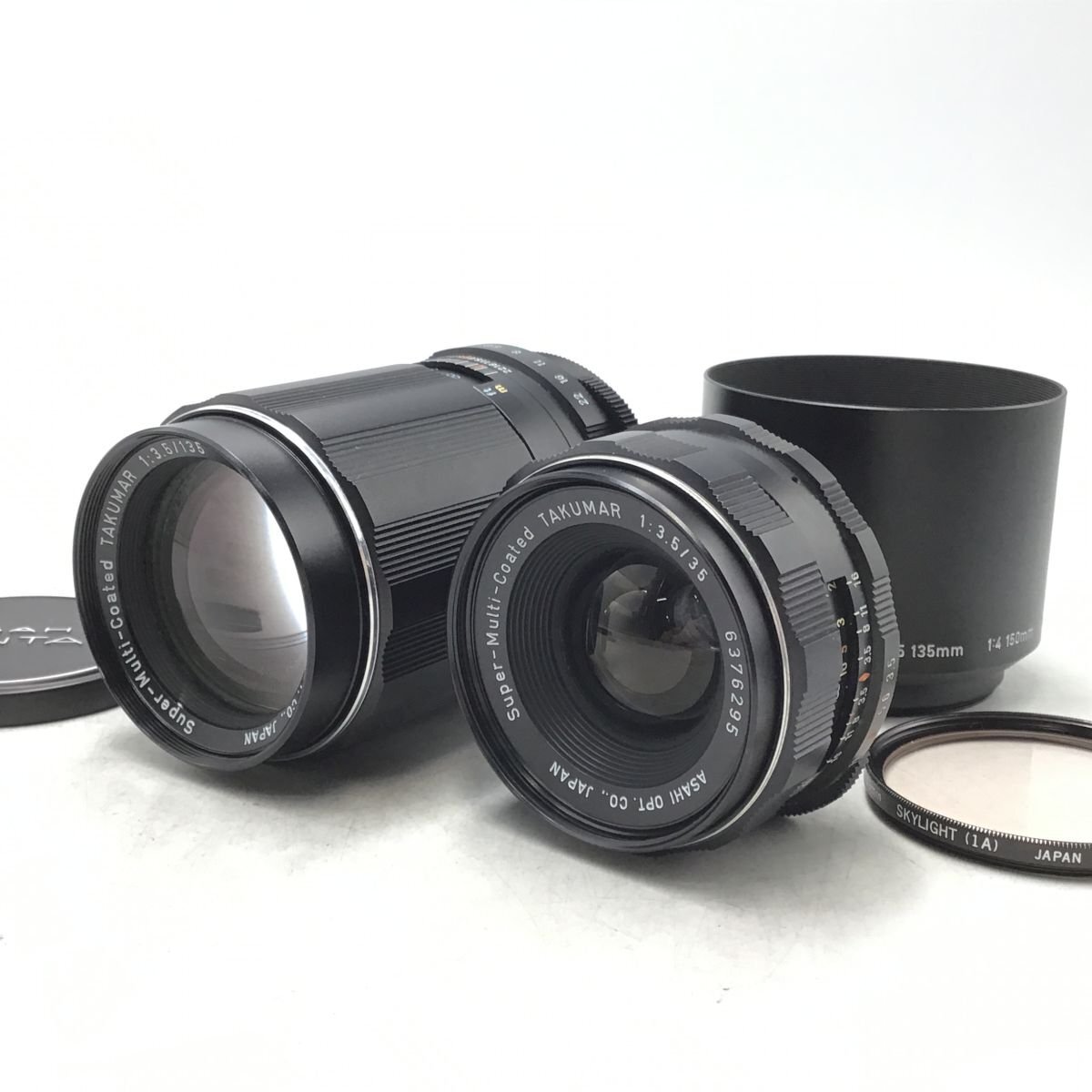  camera Pentax Super-Multi-Coated Takumar 35mm F3.5 / Super-Multi-Coated Takumar 135mm F3.5 M42 single‐lens reflex lens present condition goods [2293JC]