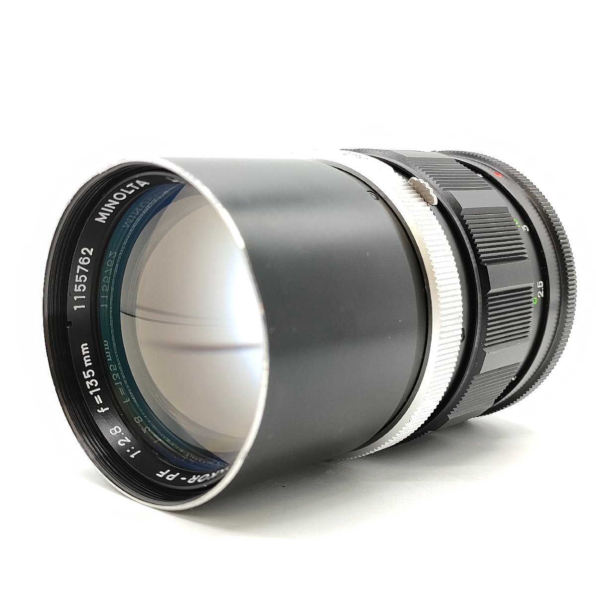 カメラ Minolta MC TELE ROKKOR-PF 135mm f2.8 一眼レフ レンズ 現状品 [7785KC]_画像1