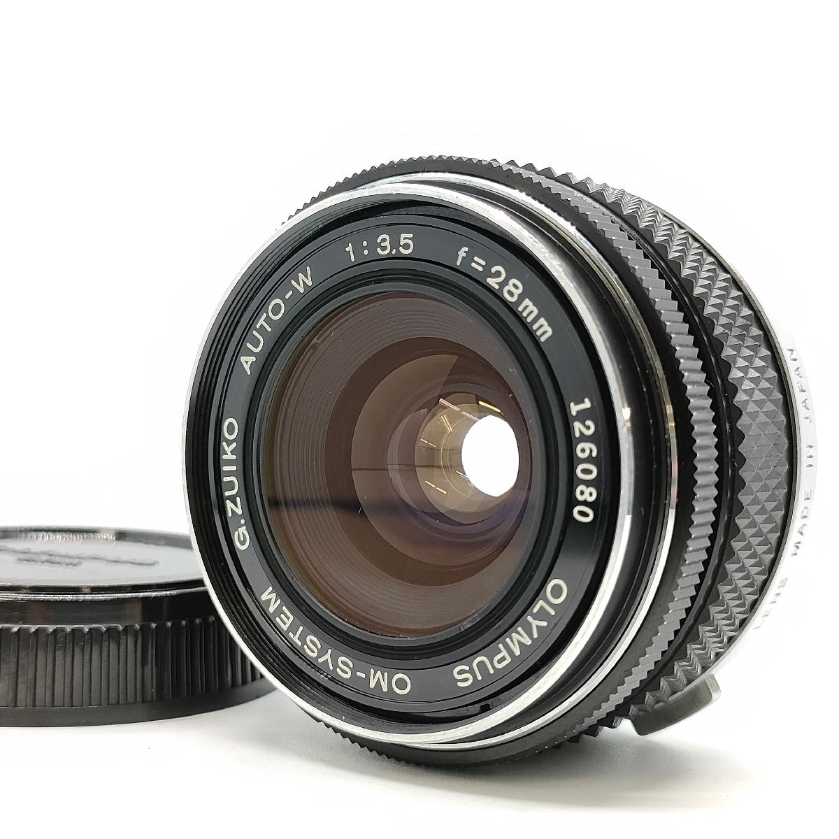 カメラ Olympus OM-SYSTEM G.ZUIKO AUTO-W 28mm f3.5 一眼レフ レンズ 現状品 [7788KC]_画像1