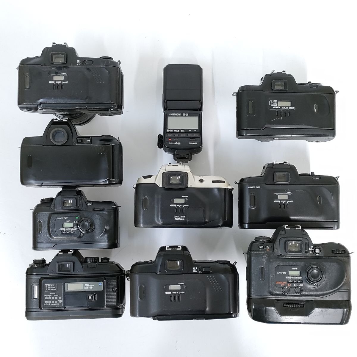 Nikon F-801s , F80 , F60 , F-601 , F-401s , U2 一眼レフ 9点セット まとめ ●ジャンク品 [8869TMC]_画像9