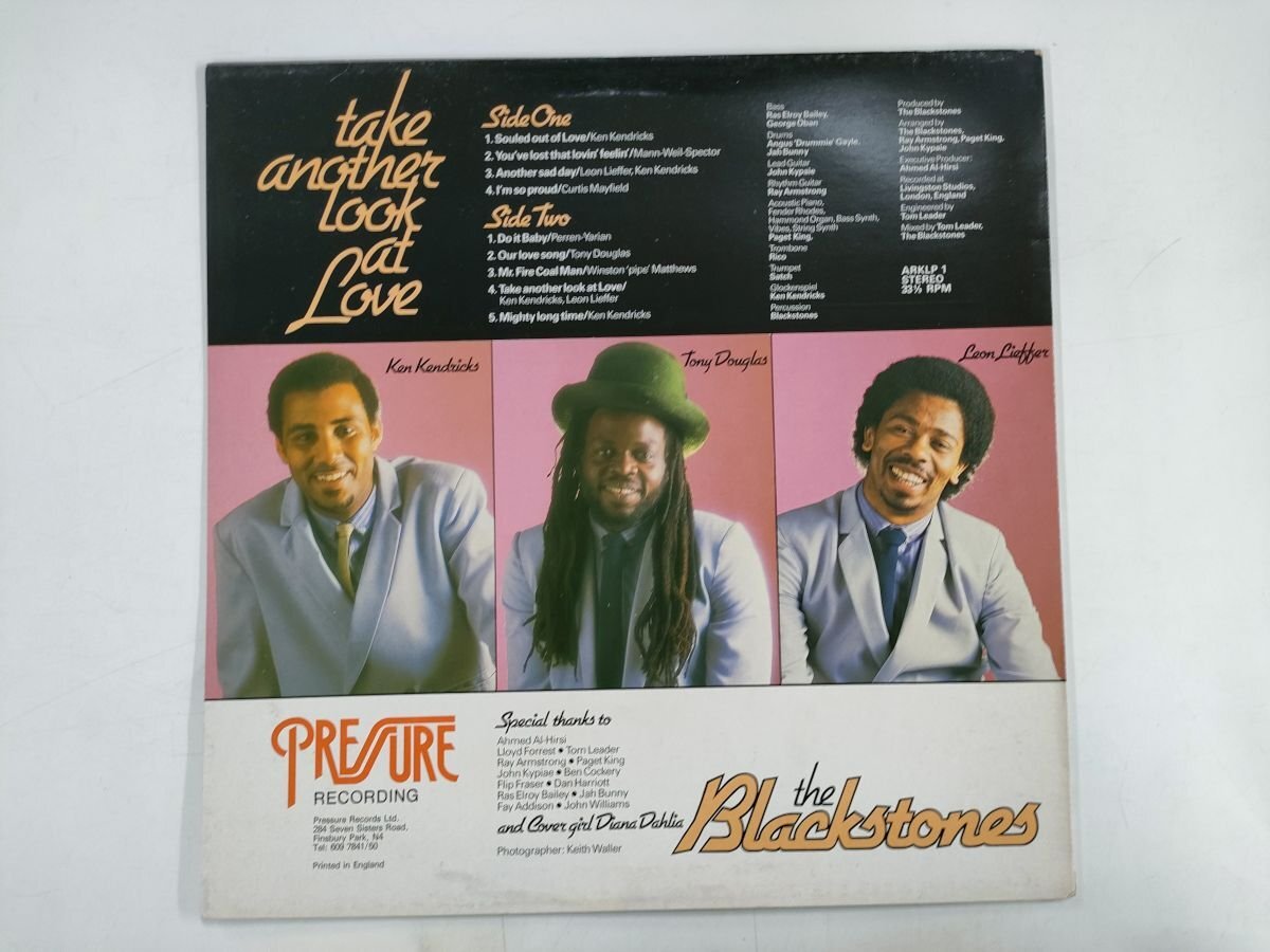 LP / THE BLACKSTONES / TAKE ANOTHER LOOK AT LOVE / UK盤 [9657RR]_画像2
