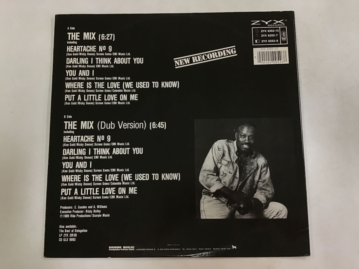 12inch / DELEGATION FEAT RICKY BAILEY / THE MIX / 独盤 [0100RS]_画像2
