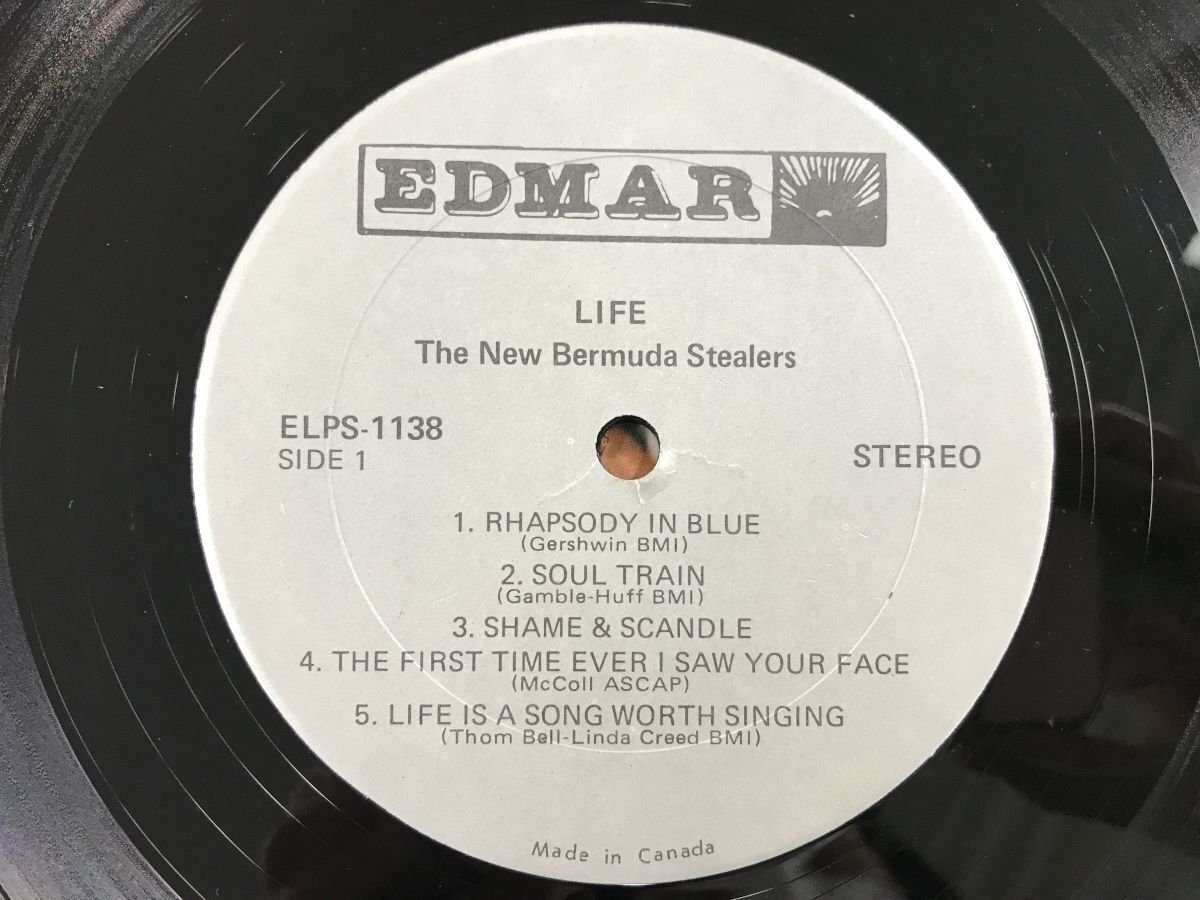 LP / THE NEW BERMUDA STEALERS / LIFE / カナダ盤 [0543RS]_画像3