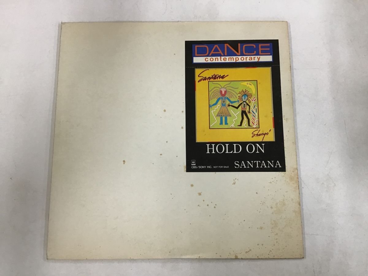 12inch / SANTANA / HOLD ON / プロモ [0258RS]_画像1