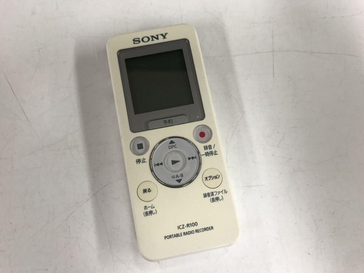 SONY ICZ-R100 Sony IC recorder voice recorder radio * present condition goods [4362W]
