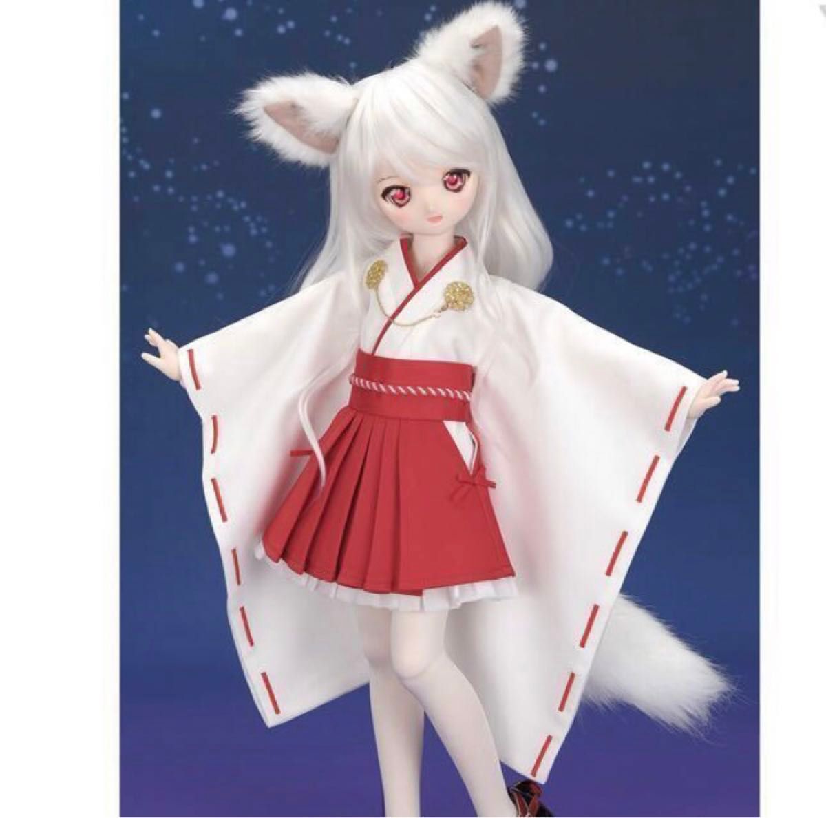 新品 未開封】MDD 花結びの装束・ミニ + 白狐の耳&しっぽセット 新品 未開封】MDD 花結びの装束・ミニ + 白狐の耳&しっぽセット