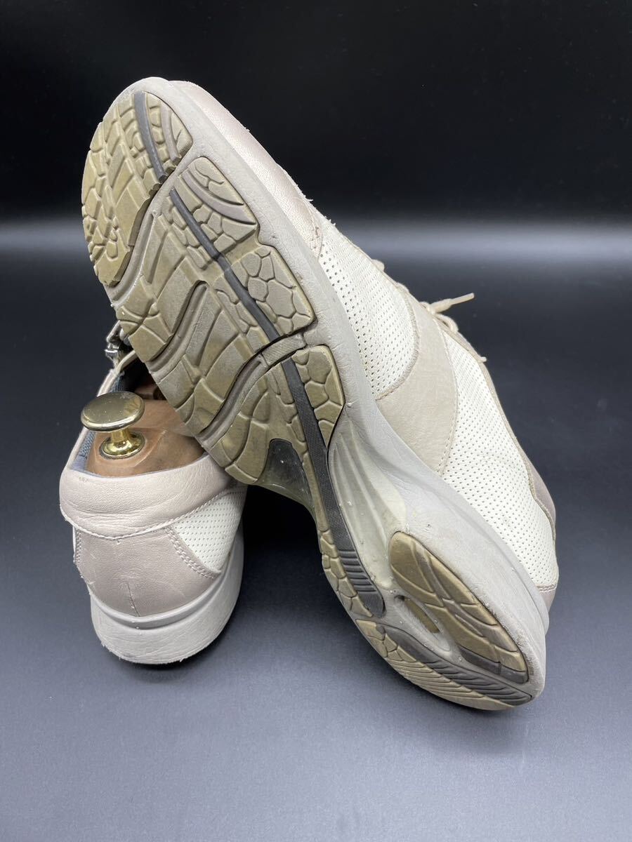  impact price![ strongest start men. 1 pair!] Zip equipped! put on footwear feeling eminent model![asics] fine quality walking shoes / beige /jp24.5cm/EE