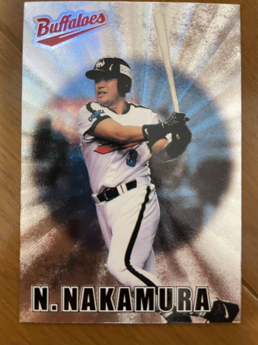 プロ野球チップス 2000 近鉄バファローズ 中村紀洋 限定 (WBC プレミア12 侍ジャパン 東京オリンピック MLB 金サイン BBM カルビー)_画像1