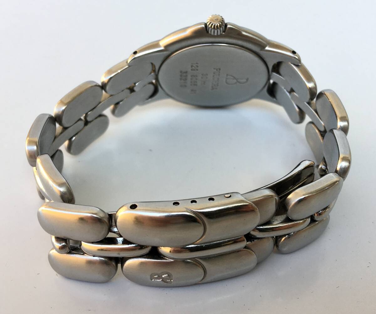 BERTOLUCCI Pulchra ベルトルッチ プルクラ クオーツ 腕時計【USED】スイス製 1990年代製_画像9