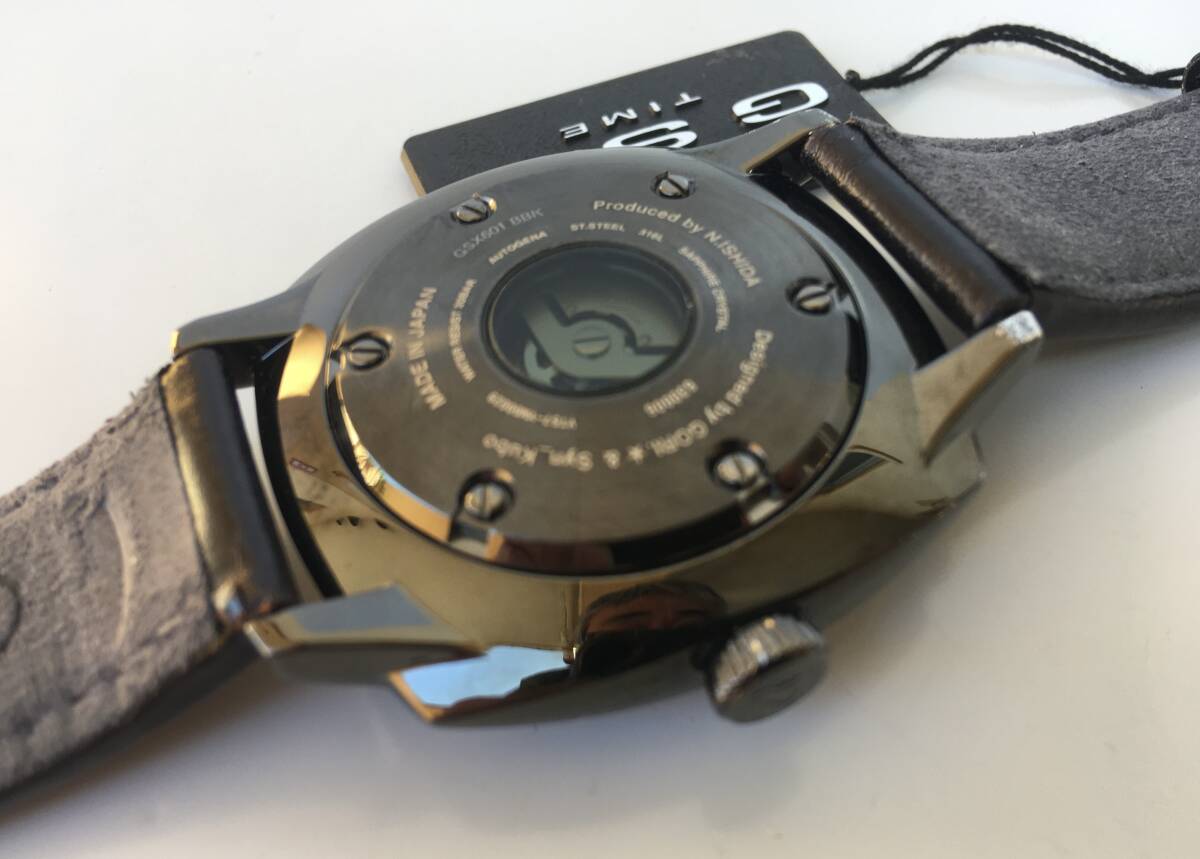 GSX 601 BBK ジーエスエックス 自動発電式 腕時計【訳あり美品】日本製 _画像8