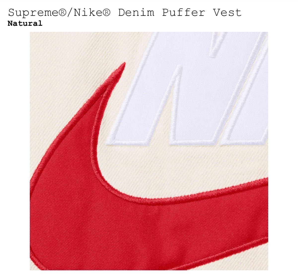 Supreme/Nike Denim Puffer Vest シュプリーム/ナイキ デニム Supreme/Nike Denim Puffer Vest シュプリーム/ナイキ デニム