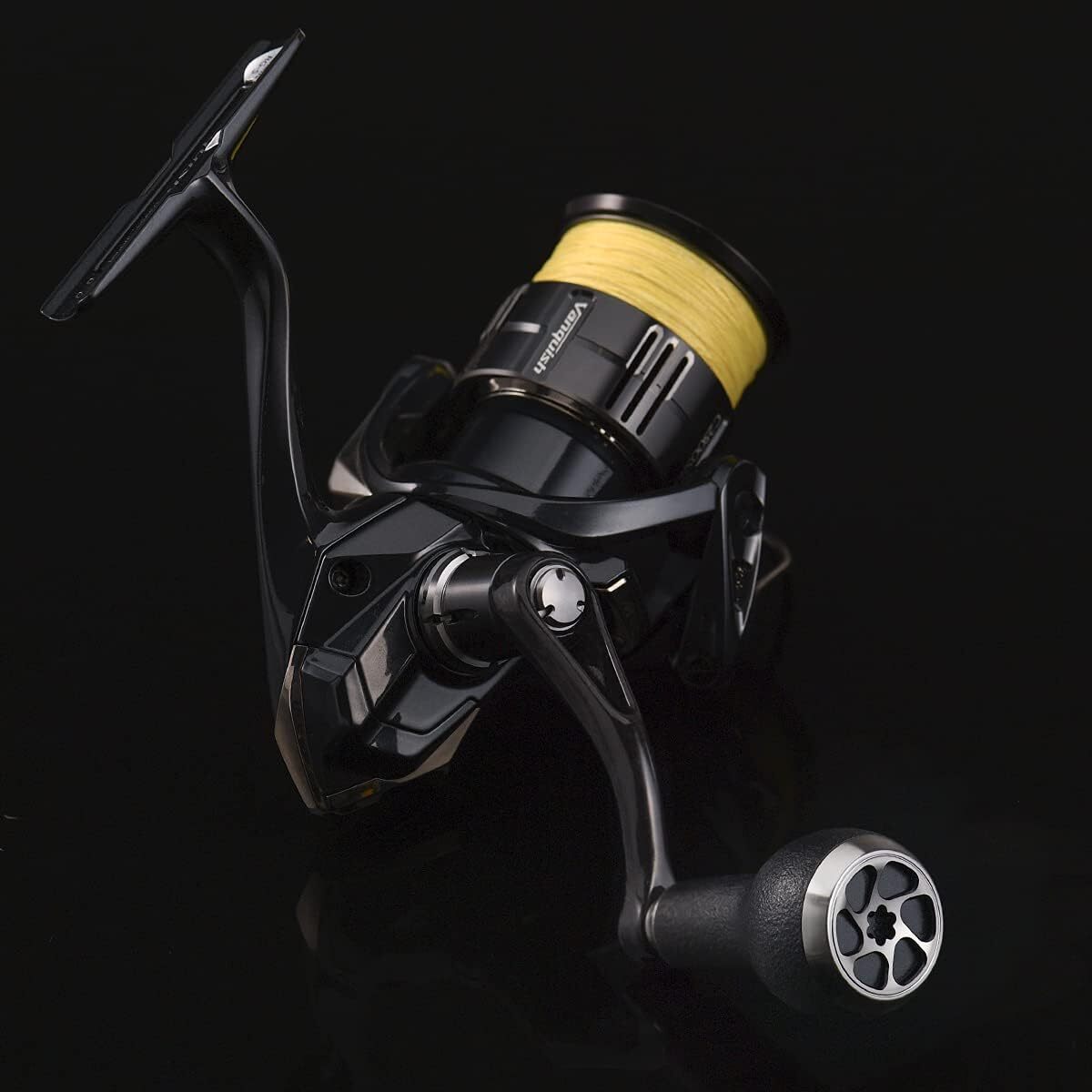 ブラック×チタンブラック(1個) 27mm ゴメクサス P27 リールハンドルノブ ダイワ (Daiwa) タイプ S シマノ (_画像2