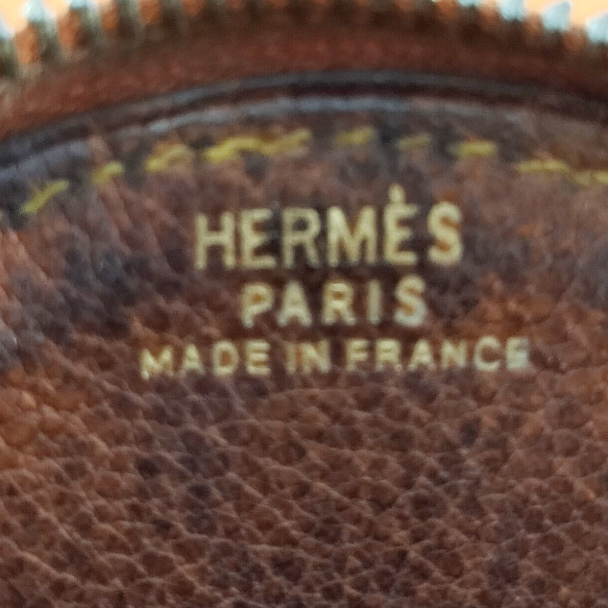 HERMES 18028 エルメス コインケース 小銭入れ シェーブル オレンジモチーフ トゥッティ フルッティ_画像6