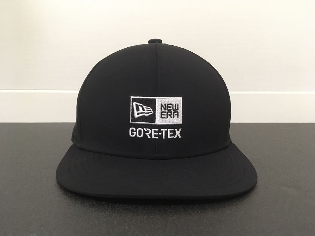 【使用少・美品】NEWERA ニューエラ GORE-TEX ゴアテックス 59FIFTY キャップ 黒 7 1/4 57.7cm