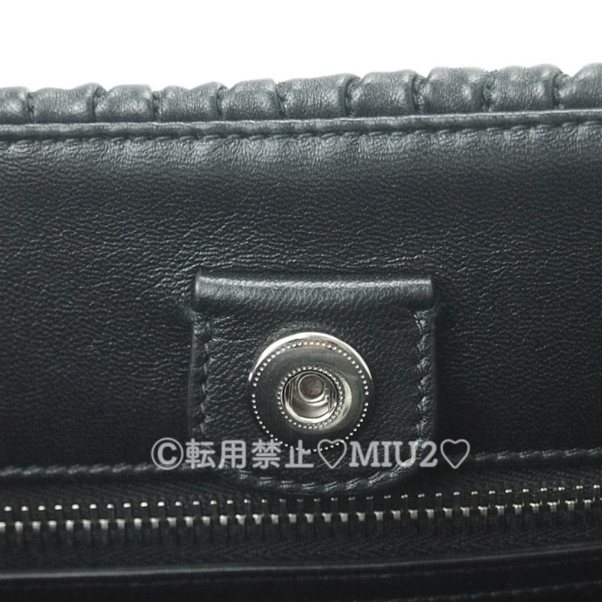 極美品】ナッパ クリスタル サイズ 大 2way トートバッグ miumiu 極美品】ナッパ クリスタル サイズ 大 2way トートバッグ miumiu