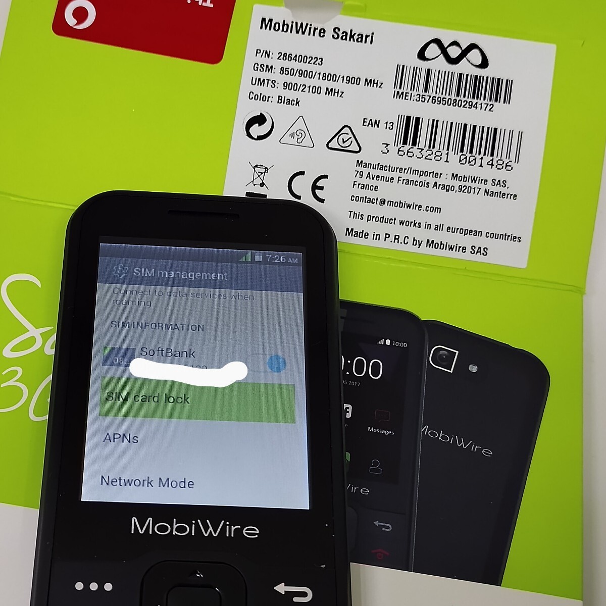 SIM свободный за границей мобильный Mobiwire Sakari 3G&GSM vodafone Vodafone Новая Зеландия широкий FM радио мобильный телефон Wi-Fite The кольцо Bluetooth