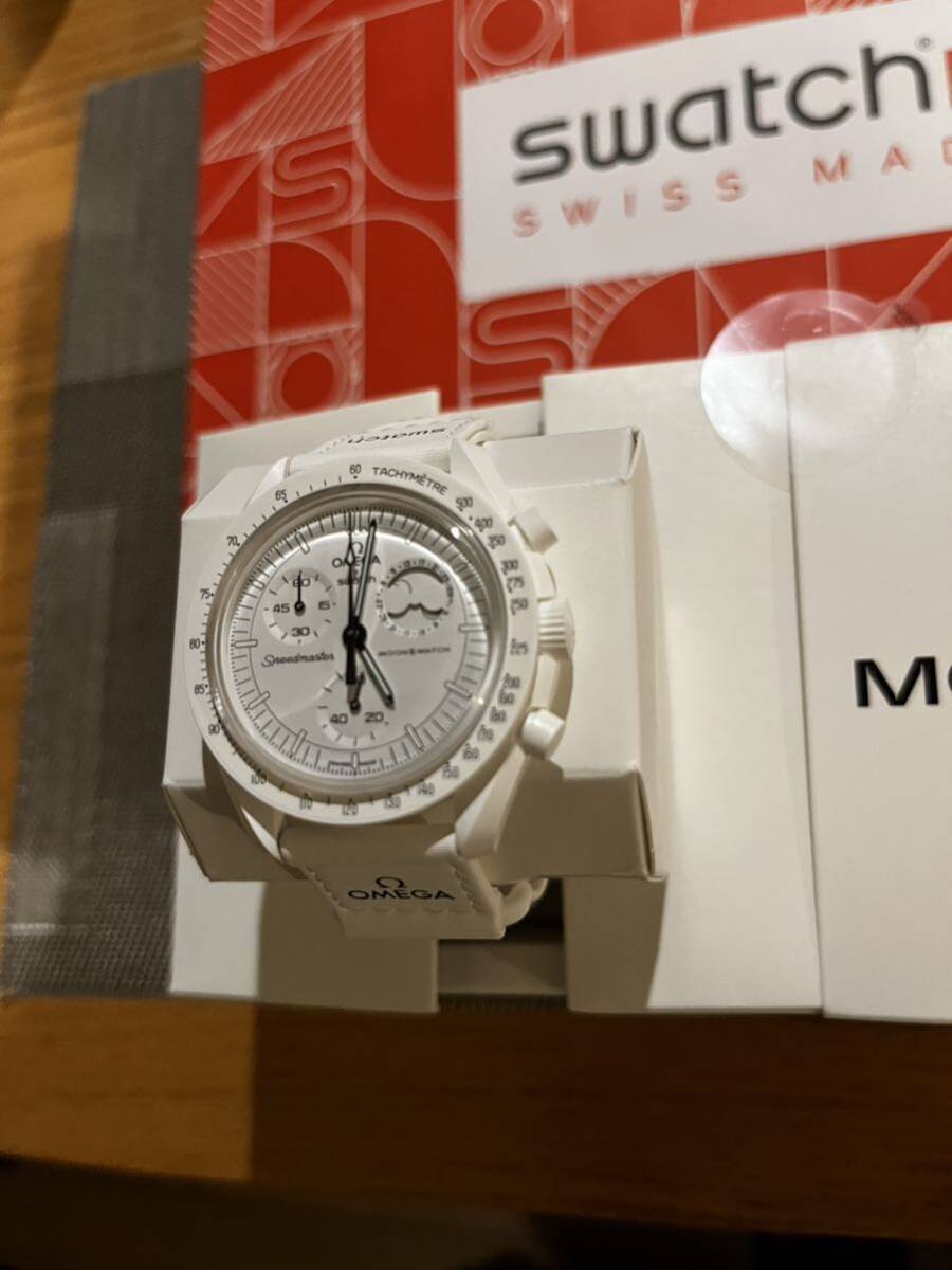 オメガ スウォッチ スヌーピー Mission to the MOON phase OMEGA Swatch _画像4