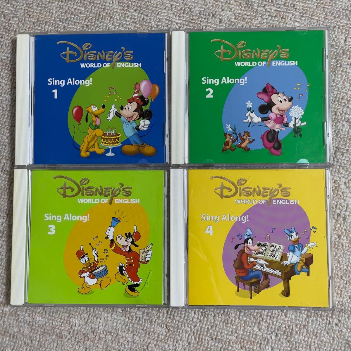 ディズニー英語システム DWE シングアロング Sing Along CD 4枚 ディズニー英語システム DWE シングアロング Sing Along CD 4枚