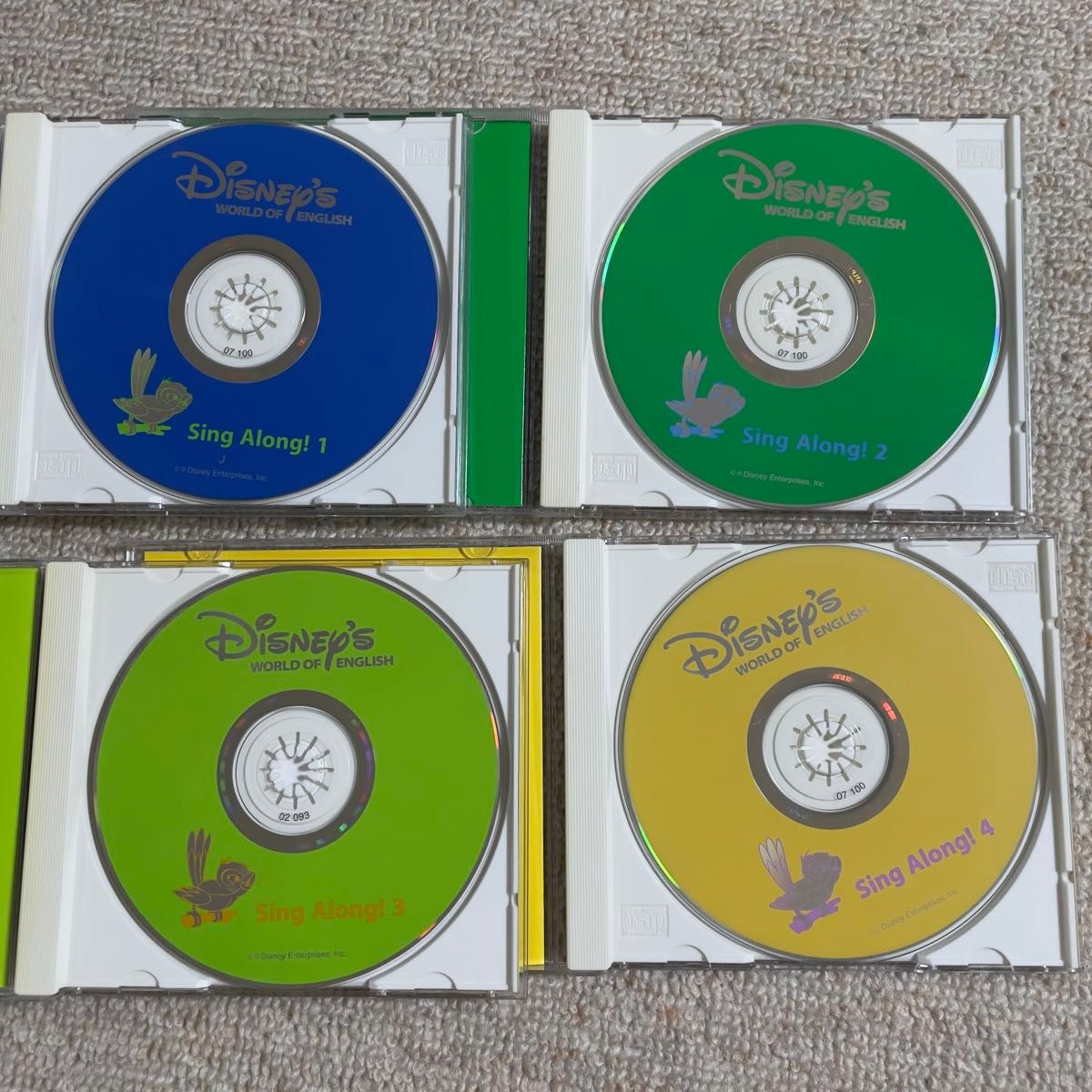 ディズニー英語システム DWE シングアロング Sing Along CD 4枚 ディズニー英語システム DWE シングアロング Sing Along CD 4枚