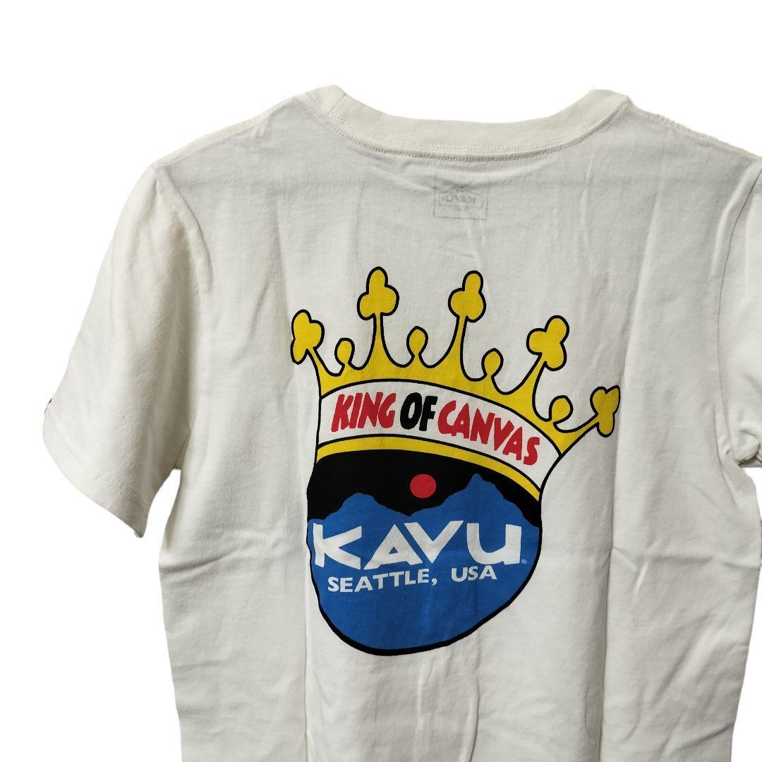 【新品】KAVU キングオブキャンバスTee メンズS 白_画像7