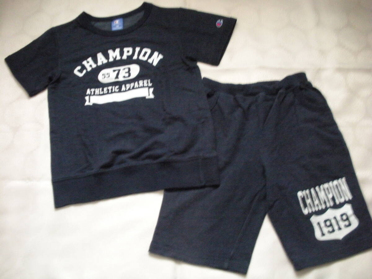 【CHAMPION★チャンピオン】半袖Tシャツハーフパンツ上下セットアップ150サイズセットの画像3