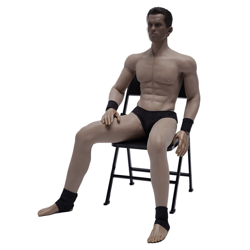 1/6 Seamless Muscular Male Body 12" Figure Doll for Phicen TBLeague Head Dark 海外 即決_1/6 Seamless Muscu 8