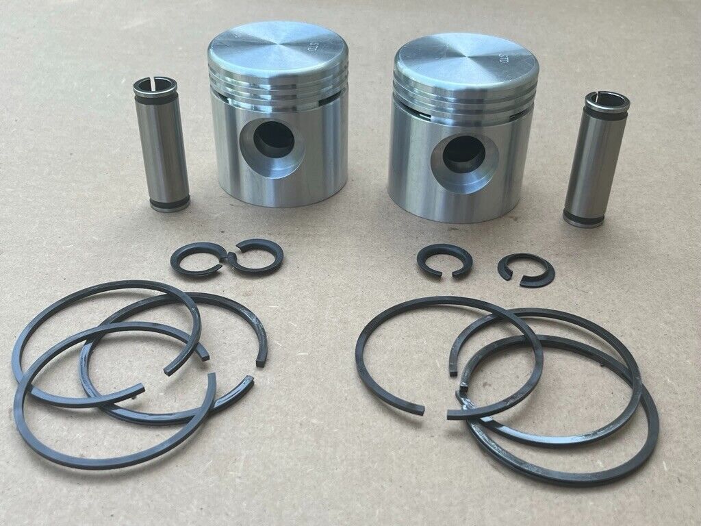 Harley 45 Flathead WL Standard Pistons New 22251-29 OLD# 253-29 (43) 海外 即決_Harley 45 Flathead 1