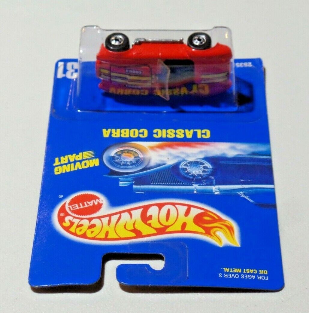 Hot Wheels Classic Cobra Red Cobra on Hood Opens NEW 1981 #31 BW Tires 海外 即決_Hot Wheels Classic 4