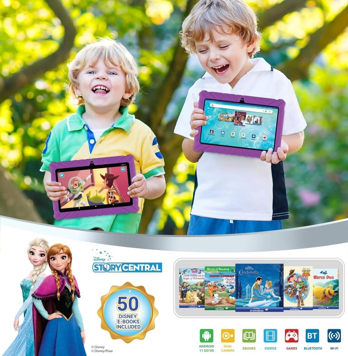 Android Kids Tablet 32GB, Includes 50+ Disney Storybooks & Stickers , Kid-Proof 海外 即決_Android Kids Table 1