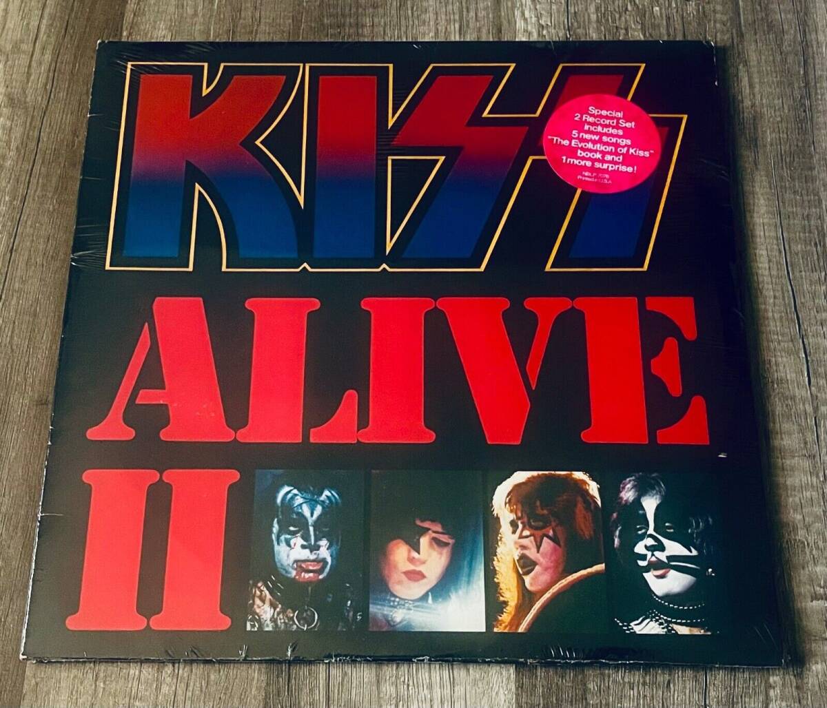 KISS ALIVE II オリジナル 197インチ7インチ 新品未開封 Hype Sticker Casablanca 1st Press NBLP 7インチ07インチ6 海外 即決_KISS ALIVE II オリジナ 1