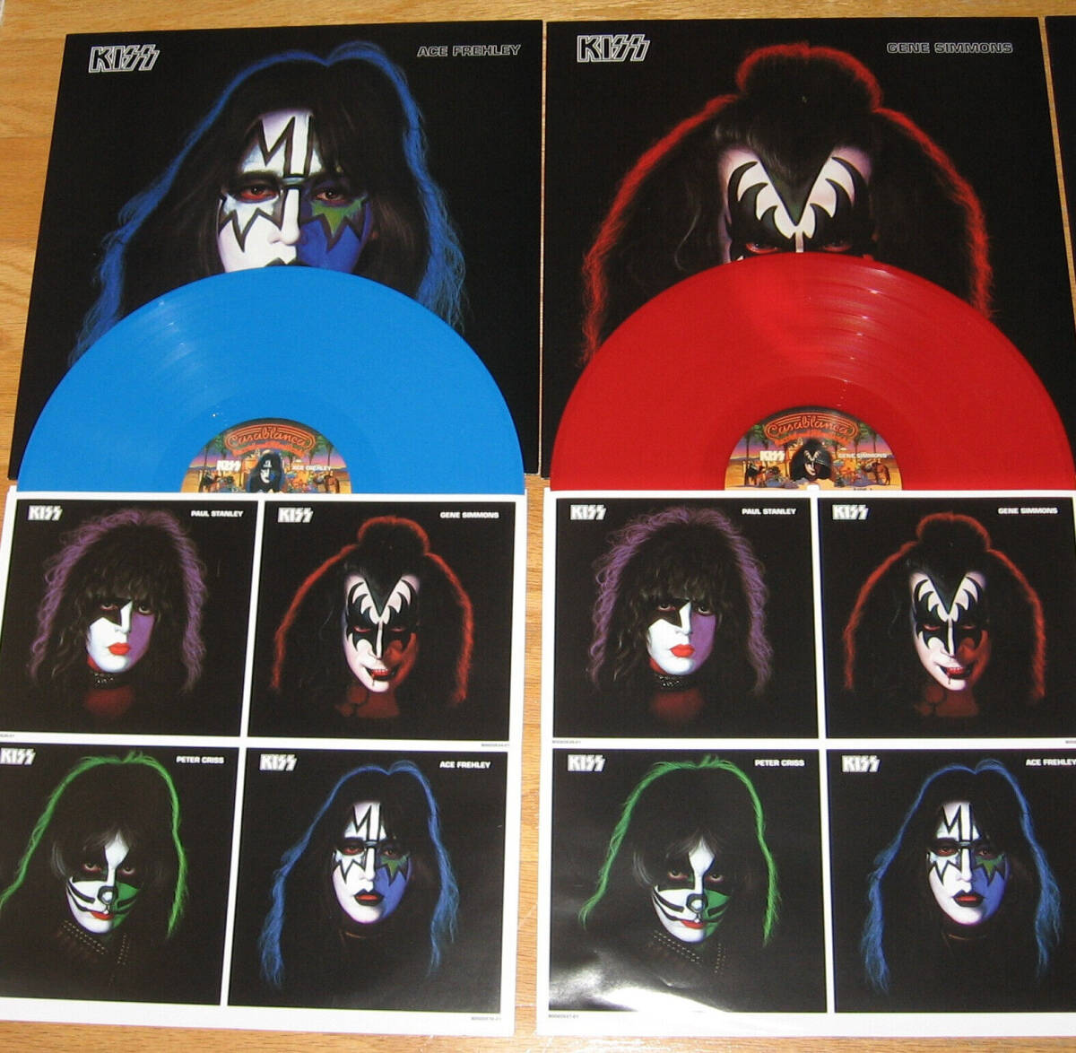 KISS Solo Albums 40th Anniversary Box Set COLOレッド / バイナル 180g + Posters + Slipmat 海外 即決_KISS Solo Albums 4 4