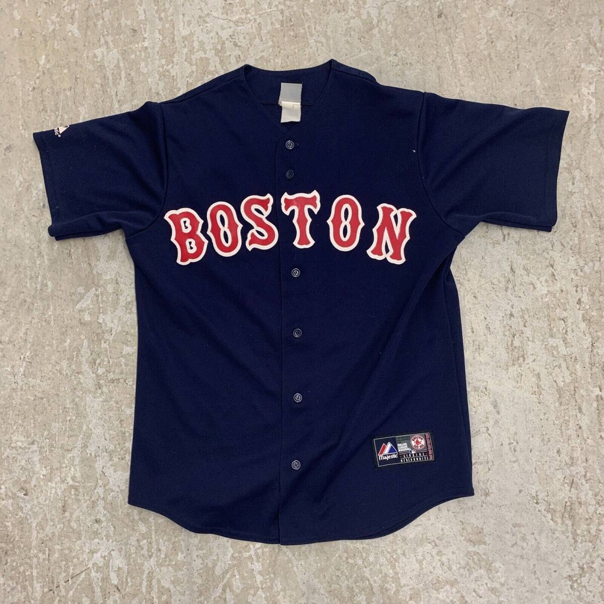 Vintage Boston Red Sox Jersey 42 John Lester #31 Stitched Majestic MLB Baseball 海外 即決